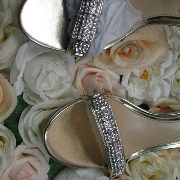 NIB Badgley Mischka sparkly heels 7.5 - Picture 2 of 8